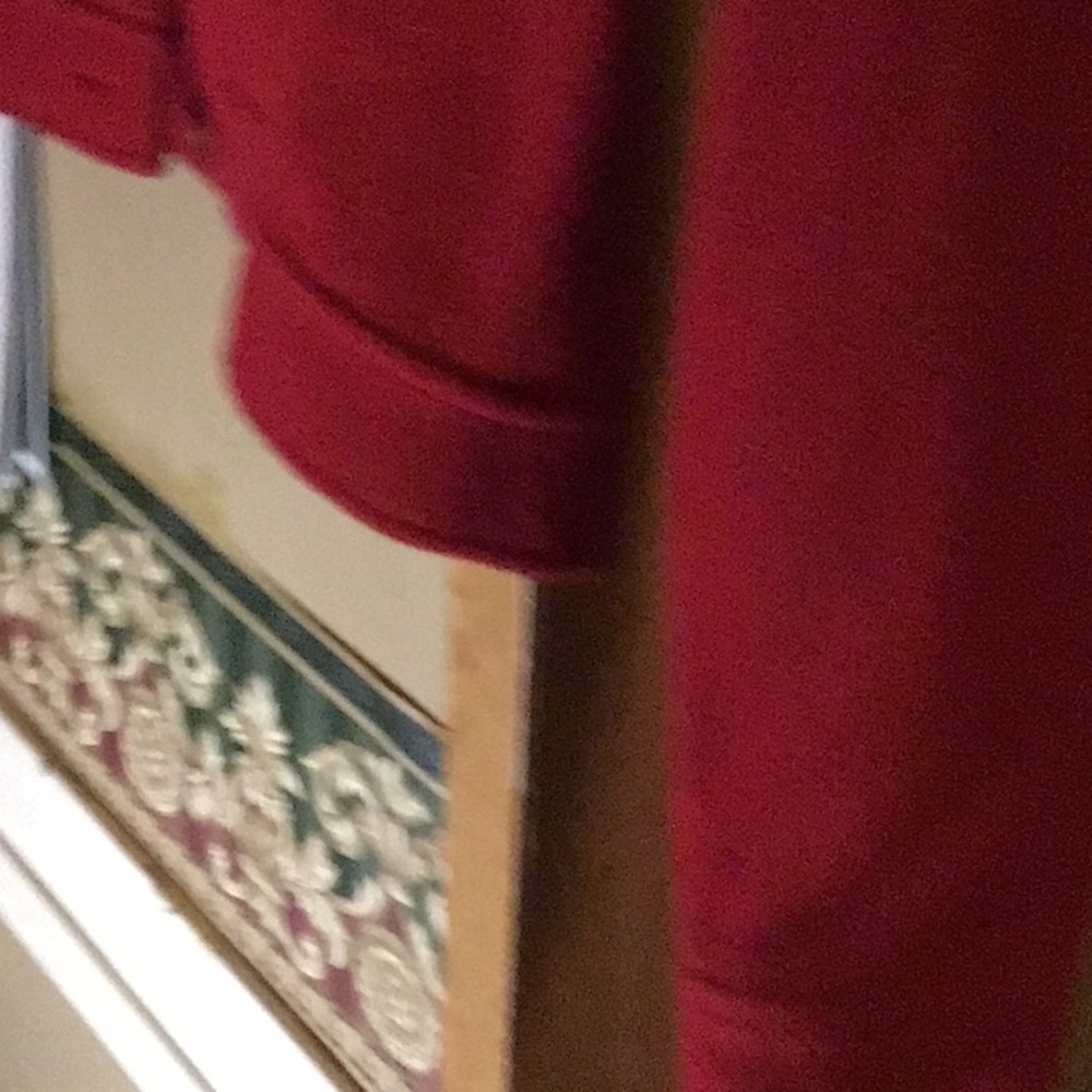 Red Button-Up Jacket - image 6